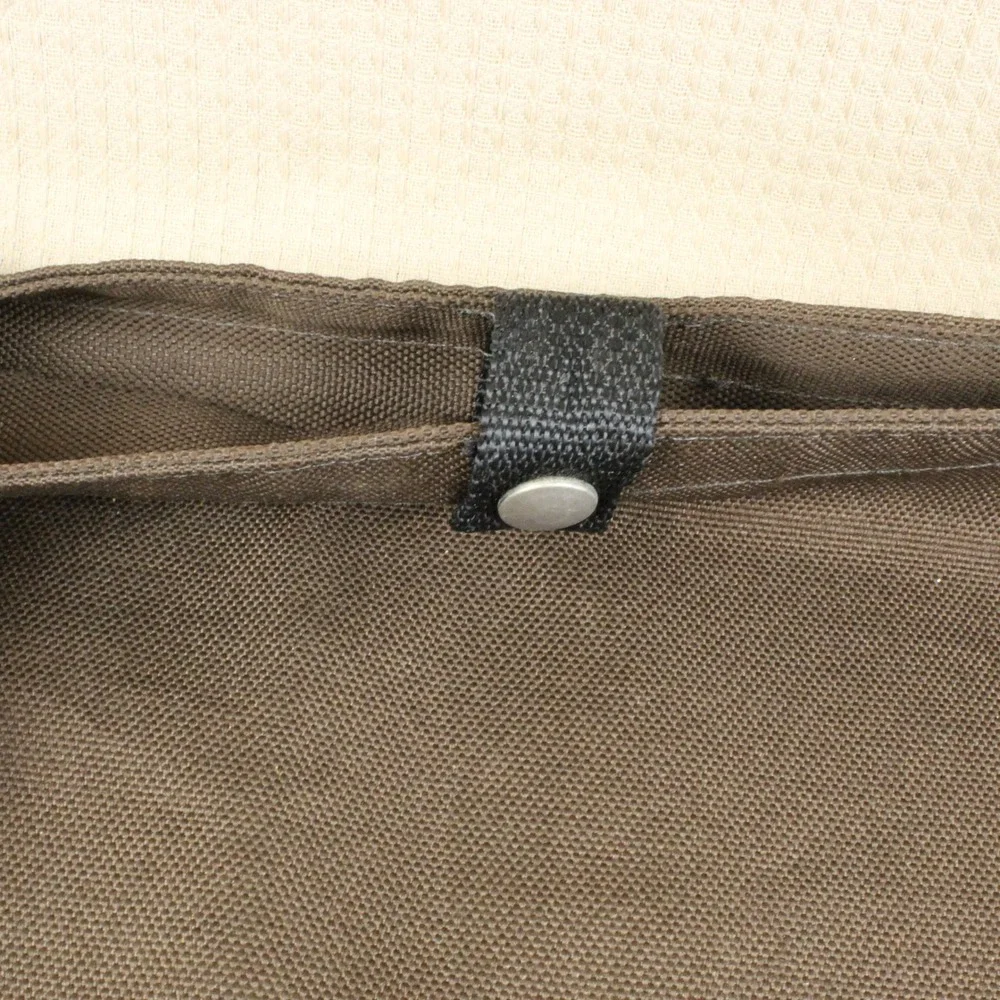 Golf Club Travel Bag Canvas Padded Lightweight Brown Soft Shell Case